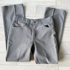 Vintage Men’s Levi’s Brown Polyester Pants Size 34 X 32